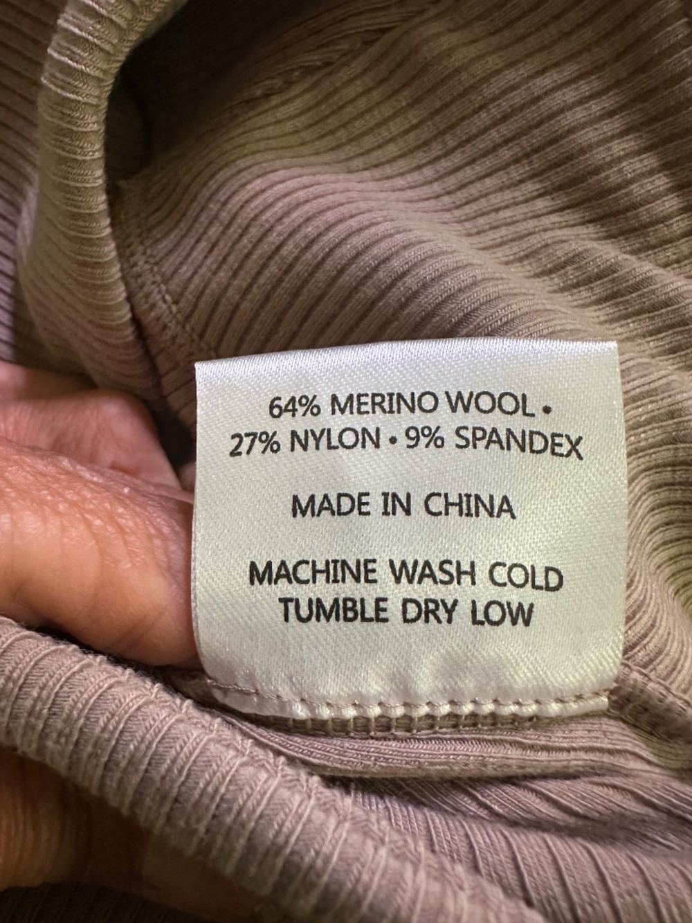 Woolx Miley Merino Wool Blend Bike Shorts Mocha Merengue Ribbed  Travel Lounge - Picture 7 of 7
